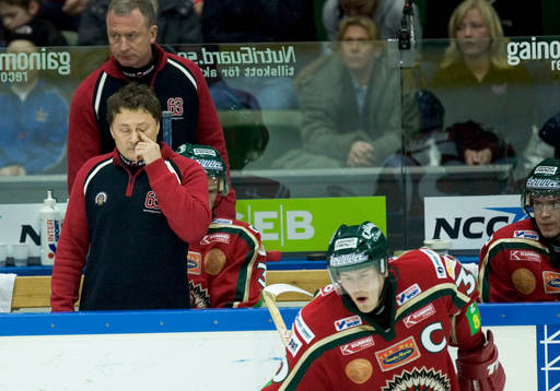 Magnus Kahnberg, Stephan Lundh och Jan Karlsson, depp i