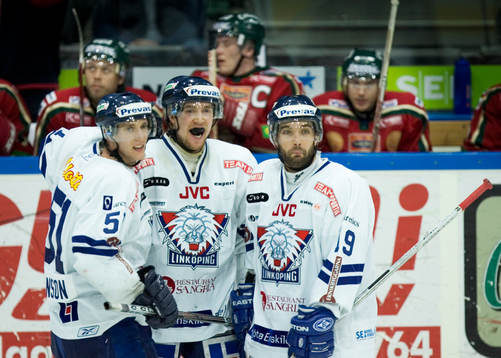 Mikko Luoma, Linköping, jubel, 1-2. Mikael Håkanson och