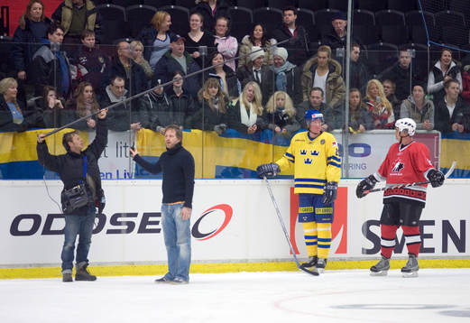 Ishockey, Svenska Spel, Filminspelning