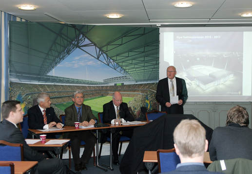 Fv: Erik Paulsson, vd Fabege, Rolf Lydahl, styrelse
