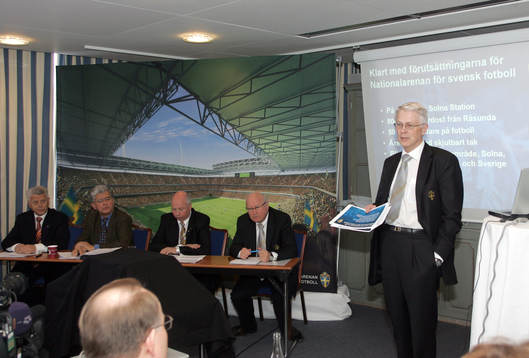 Fv: Erik Paulsson, vd Fabege, Rolf Lydahl, styrelse