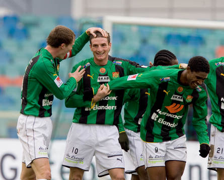 James Keene och Khari Stephenson, GAIS. Glädje, jubel,