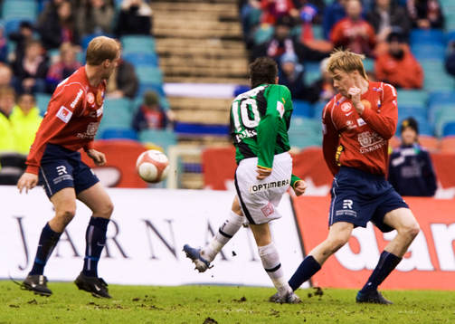 1-0 James Keene, gör årets första allsvenska mål