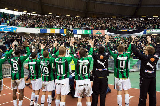 GAIS tackar klacken