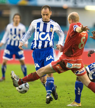 Thomas Olsson, Göteborg och Peter Wibrån, Öster. Närkamp