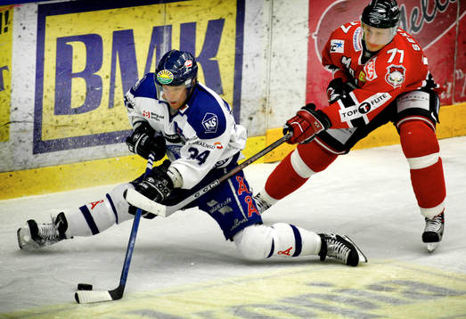 Lubomir Sekeras, Malmö trycker ner Jiri Bicek, Leksand i