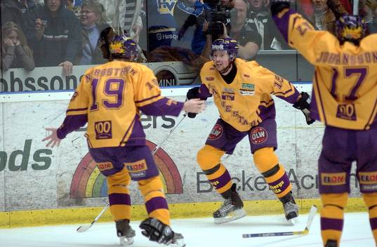 Rickard Wallin och Peter Nordström, jubel