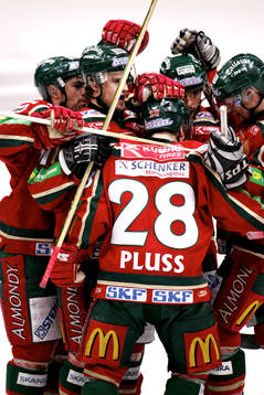 Martin Plüss, Frölunda, jubel
