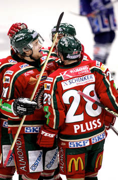 Martin Plüss, Frölunda, jubel