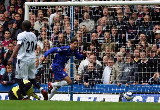 Hernan Crespo, Chelsea, jubel