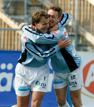 Daniel Ytterbom och Kirsten Viikmäe, Gefle. Jubel, glädje