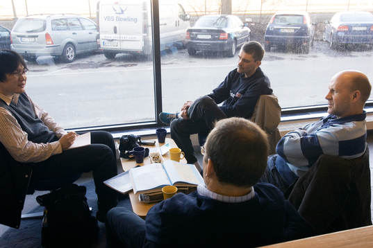 Ruben Svensson, Tord Holmgren och Stig Fredriksson