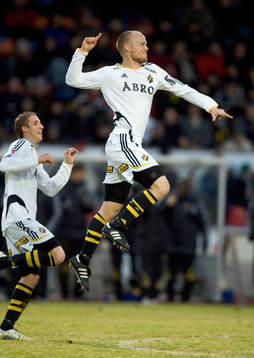 Nicklas Carlsson, AIK, jubel