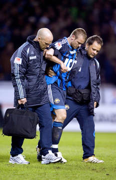 Mattias Jonson, Djurgården, skada
