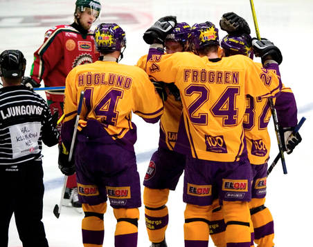 Färjestad 1-1, jubel