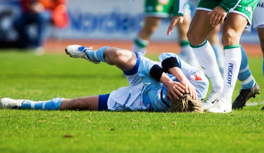 Christian Järdler, däckad i sin allsvenska debut i
