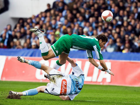 Hammarby körde över MFF, här Paulinho Guará