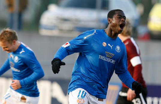 TFF:s tvåmålsskytt Michael Mensah