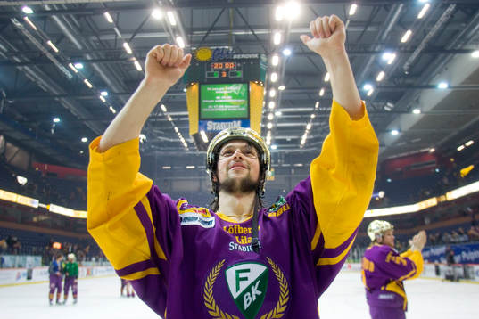 Jubel Färjestad (SM-Guld, SM, Guld) Rickard Wallin
