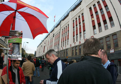 Fotboll, UEFA Champions League, Semifinal, Arsenal -