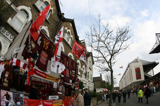 Fotboll, UEFA Champions League, Semifinal, Arsenal -