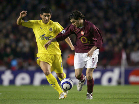 Fotboll, UEFA Champions League, Semifinal, Arsenal -