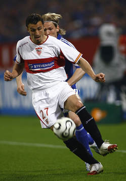 Antonio Puerta och Christian Poulsen