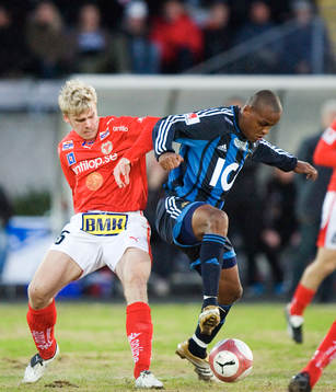 Mikael Eklund, Kalmar och Thiago Quirino da Silva,