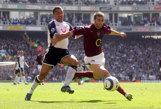 Mathieu Flamini, Arsenal och Aaron Lennon, Tottenham