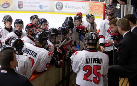 Ishockey, U18, VM, Kanada - Tjeckien