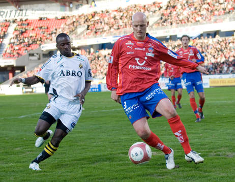 Dulee Johnson, AIK och Peter Christiansen, Helsingborg