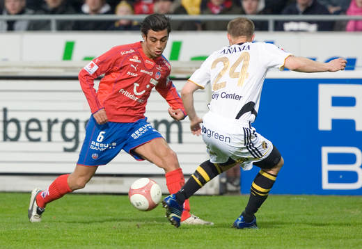 Imad Khalili, Helsingborg och ryggen på Nicklas Carlsson,