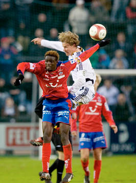 McDonald Mariga, Helsingborg och , AIK i nickduell