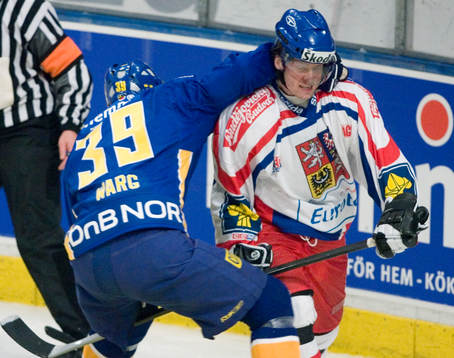 Fredrik Warg, Sverige tryckte till Tjecken
