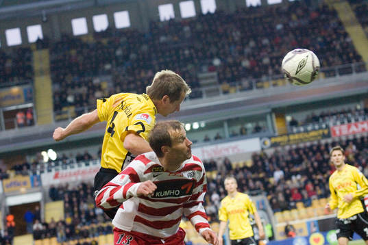 Johan Karlsson, Elsborg och Hans Berggren, Häcken.