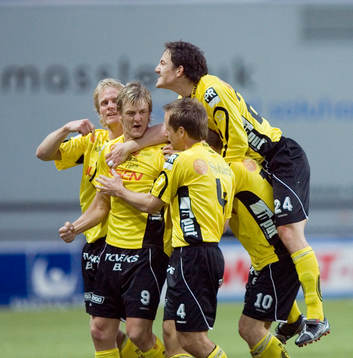 Fr v: Johan Sjöberg, Mathias Svensson, Stefan Ishizaki och