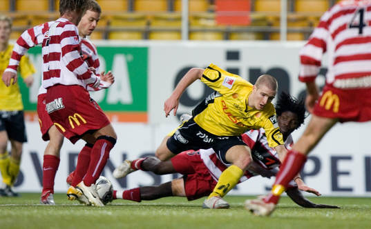 Andreas Augustsson, Elfsborg faller med Jimmy Dixon, Häcken