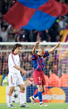 Henrik Larsson, Barcelona jubel