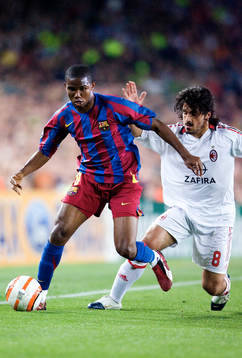Samuel Etoó, Barcelona och Gebbaro Gattuso, Milan