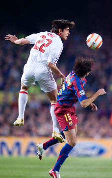 Kaká, Milan och Edmilson, Barcelona
