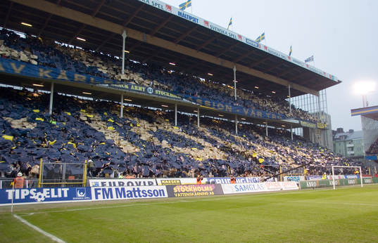 AIK klacken. Läktare