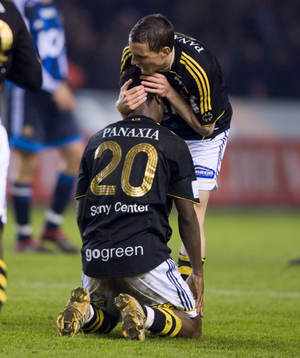 Derek Boateng och Kristian Haynes, AIK