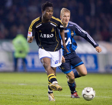 Derek Boateng, AIK och Toni Kuivasto, Djurgården