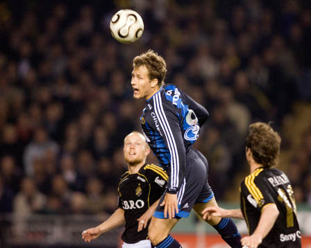 Nicklas Carlsson, AIK och Tobias Hysén, Djurgården