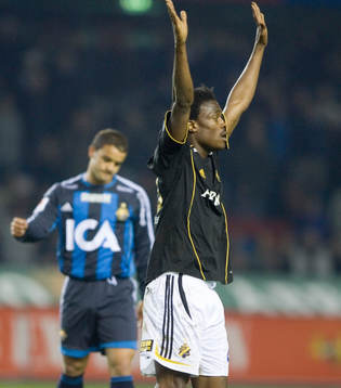 Derek Boateng, AIK jubel