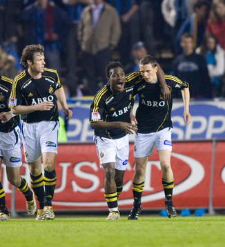 Derek Boateng (2-0) och Kristian Haynes (3-1), AIK