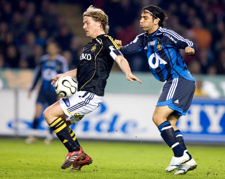 Daniel Tjernström, AIK och Stefan Batan, Djurgården