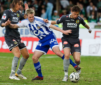 Björn Runström, Dennis Jonsson och Paulinho Guará