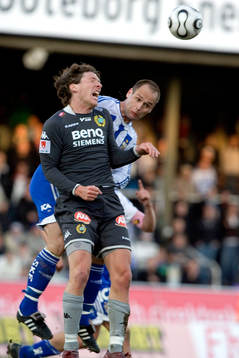 Erik Fischbein nickduellerar med Thomas Olsson