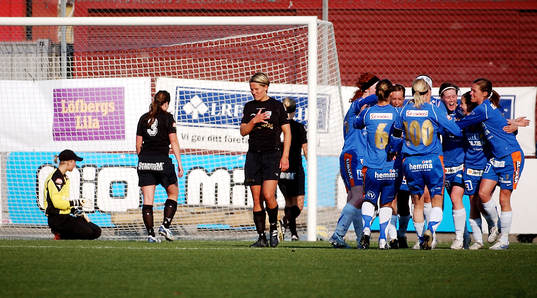 Fotboll, Damallsvenskan (Dam), Sunnanå - Kopparberg /
